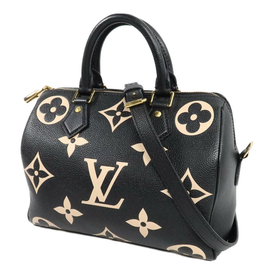 LOUIS VUITTON Monogram Empreinte Speedy Bandouliere 25手挽肩背兩用袋-2