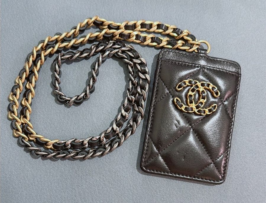 Chanel 19證件夾AP1745黑色-16