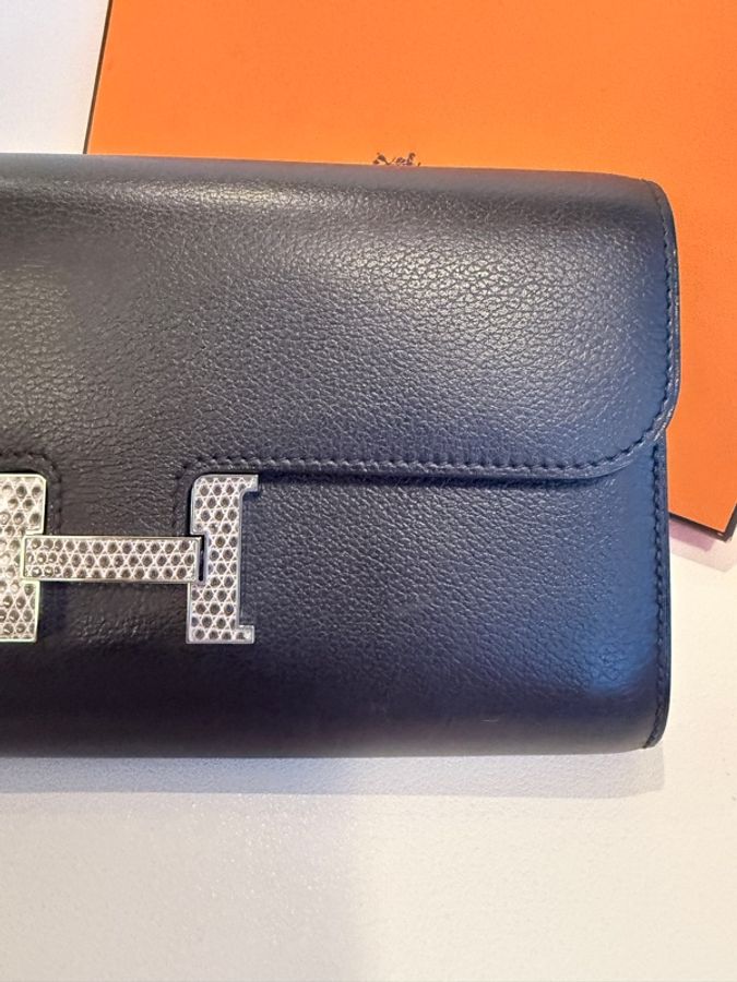 Hermes✨Constance to go 蜥蜴釦 台灣購澳洲 黑色 W刻-12