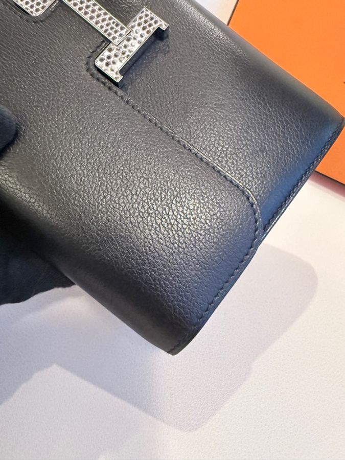 Hermes✨Constance to go 蜥蜴釦 台灣購澳洲 黑色 W刻-27