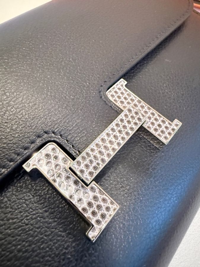 Hermes✨Constance to go 蜥蜴釦 台灣購澳洲 黑色 W刻-42