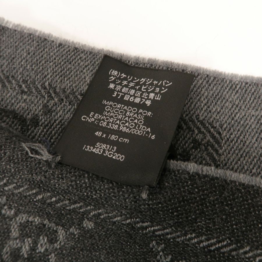 GUCCI 羊毛Scarf 48X180cm圍巾-7