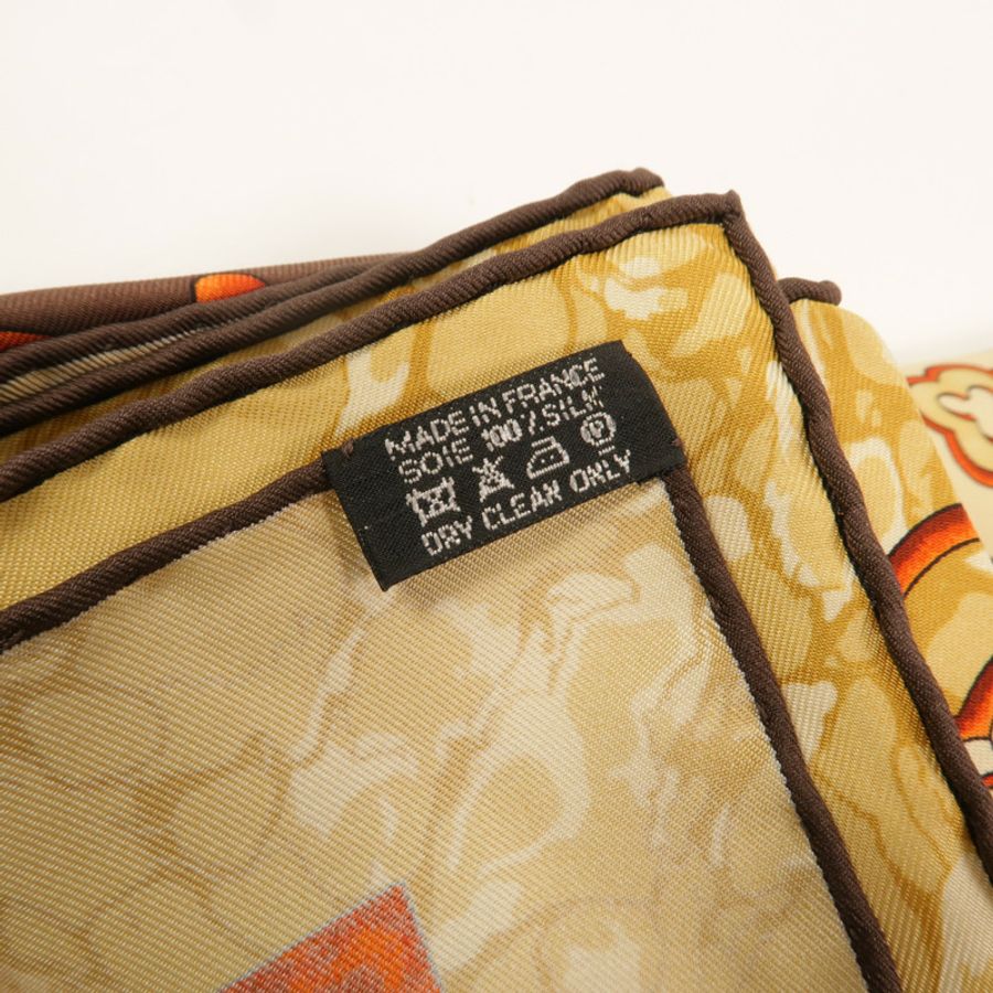 HERMES 絲質Scarf 90x90cm絲巾-7