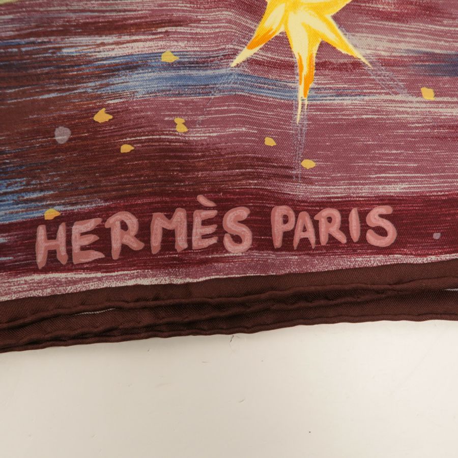 HERMES 絲質Scarf 90x90絲巾-5