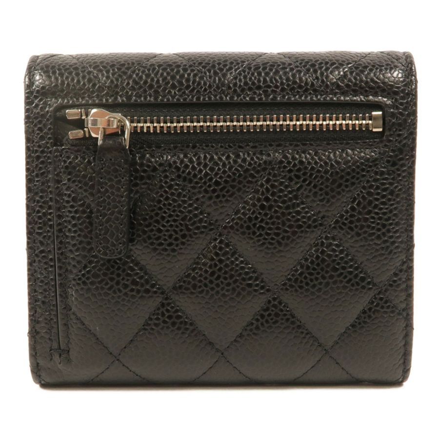 CHANEL 牛皮皮革Classic Small Flap Wallet錢包-1