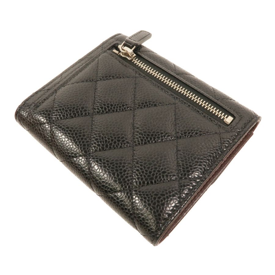CHANEL 牛皮皮革Classic Small Flap Wallet錢包-5