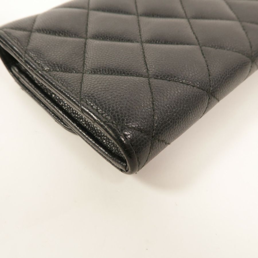 CHANEL 牛皮皮革Classic Long Wallet長錢包-15