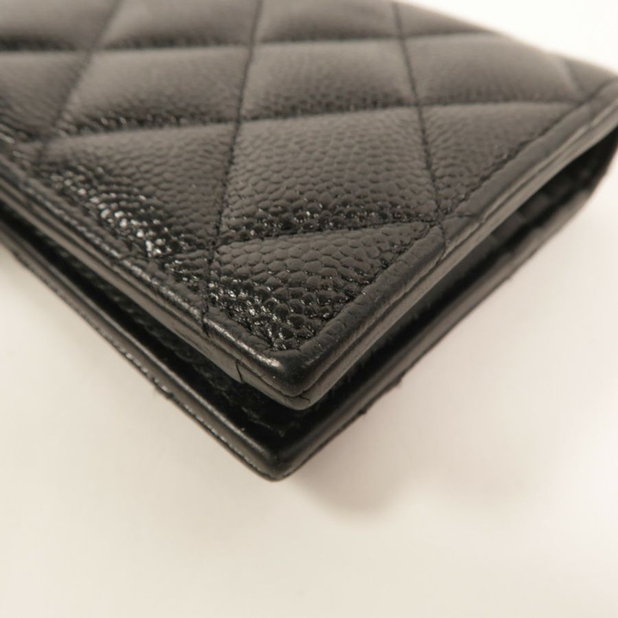 CHANEL 牛皮皮革Bifold Wallet錢包-11