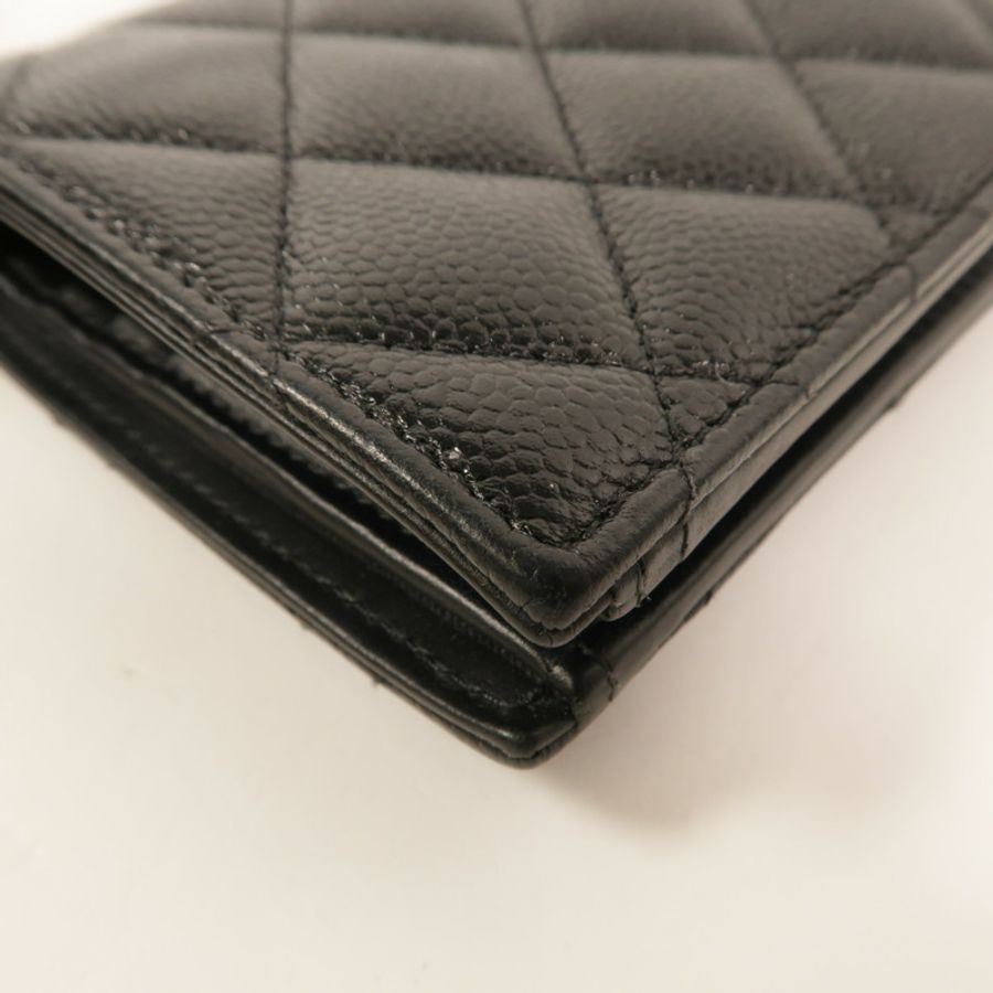 CHANEL 牛皮皮革Bifold Wallet錢包-12