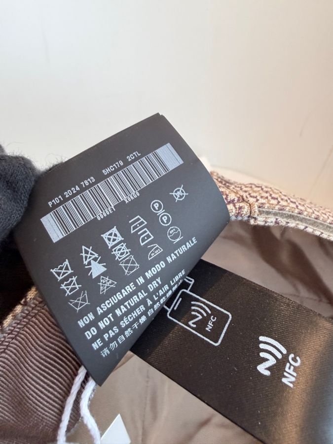MIU MIU✨5HC179 千鳥格紋毛料鴨舌帽棒球帽帽#M #58cm-11
