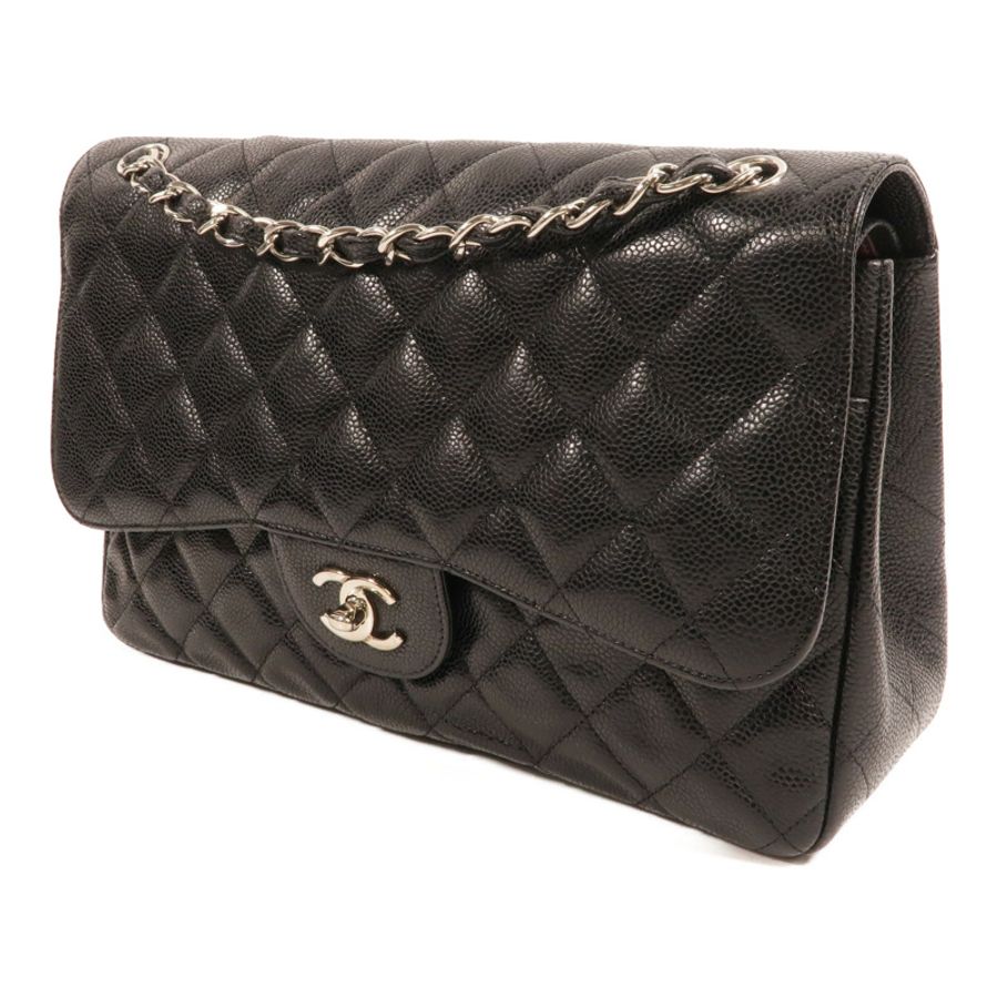 CHANEL 牛皮皮革Large Classic鏈帶肩背袋-2