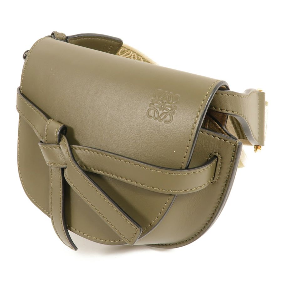 LOEWE 牛皮皮革Mini Gate肩背袋-2