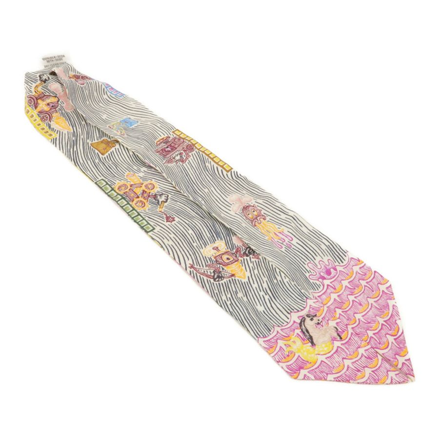 HERMES 絲質Twilly絲巾-3