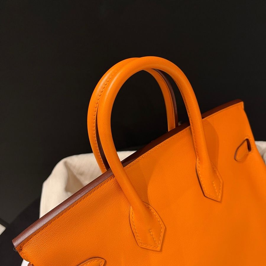 【震撼撿漏價✨全網最低價】Hermes/愛馬仕 Birkin 25 經典成色 金扣-6
