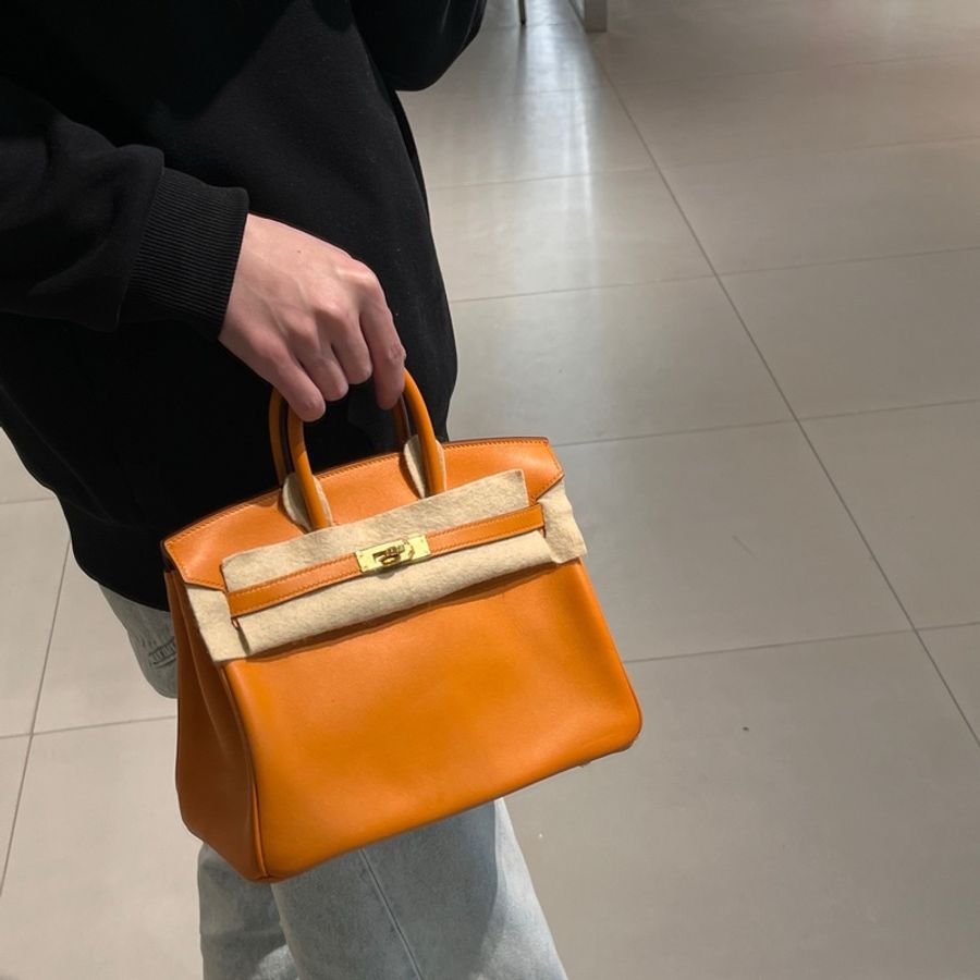 【震撼撿漏價✨全網最低價】Hermes/愛馬仕 Birkin 25 經典成色 金扣-8