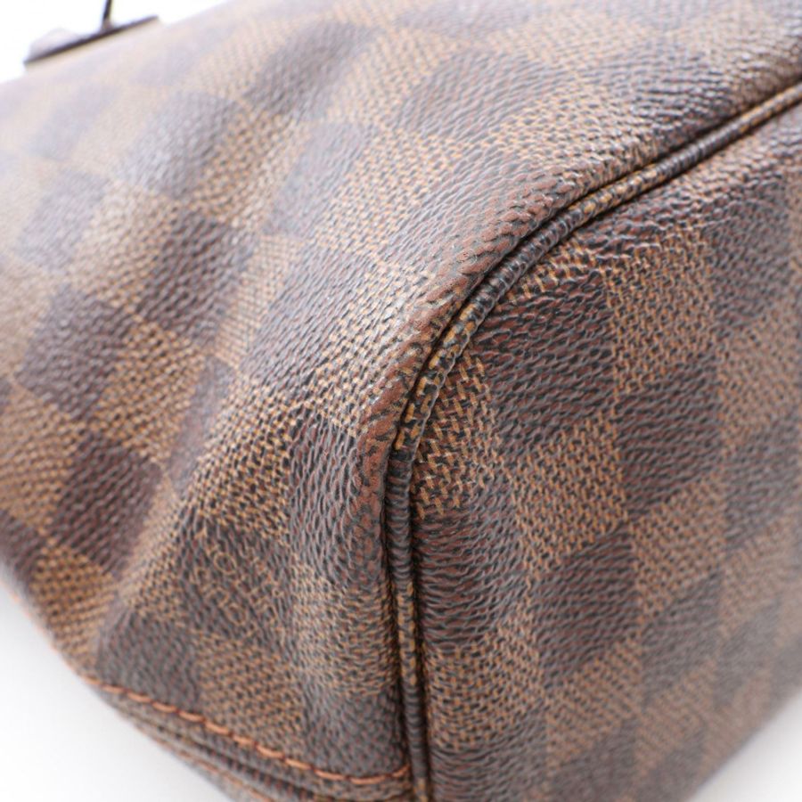 路易威登 Neverfull PM 手提包 N51109 Damier 皮革 Ebene 二手女士-9