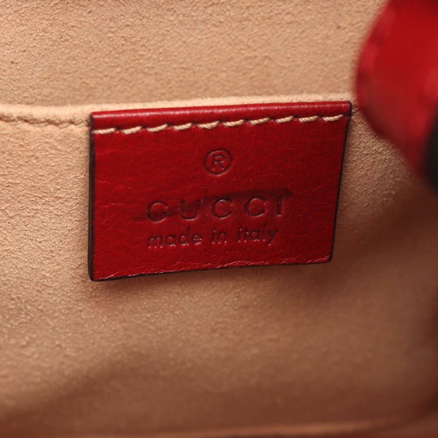 GUCCI Ophidia 小號水桶包肩斜背包 550621 麂皮二手-3