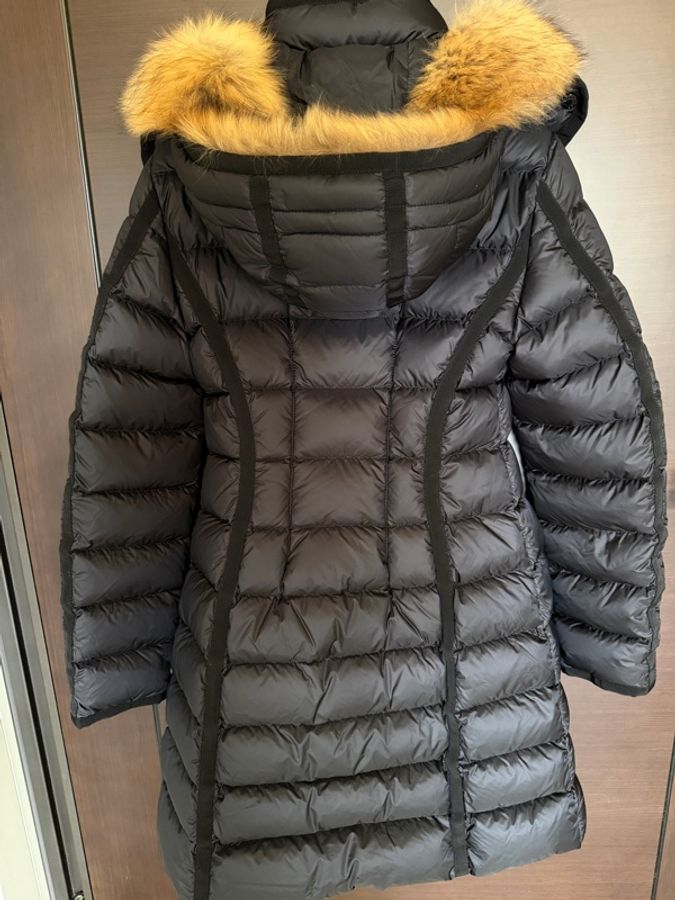 MONCLER HERMINE 羽絨外套 尼龍 黑色全新女款-9