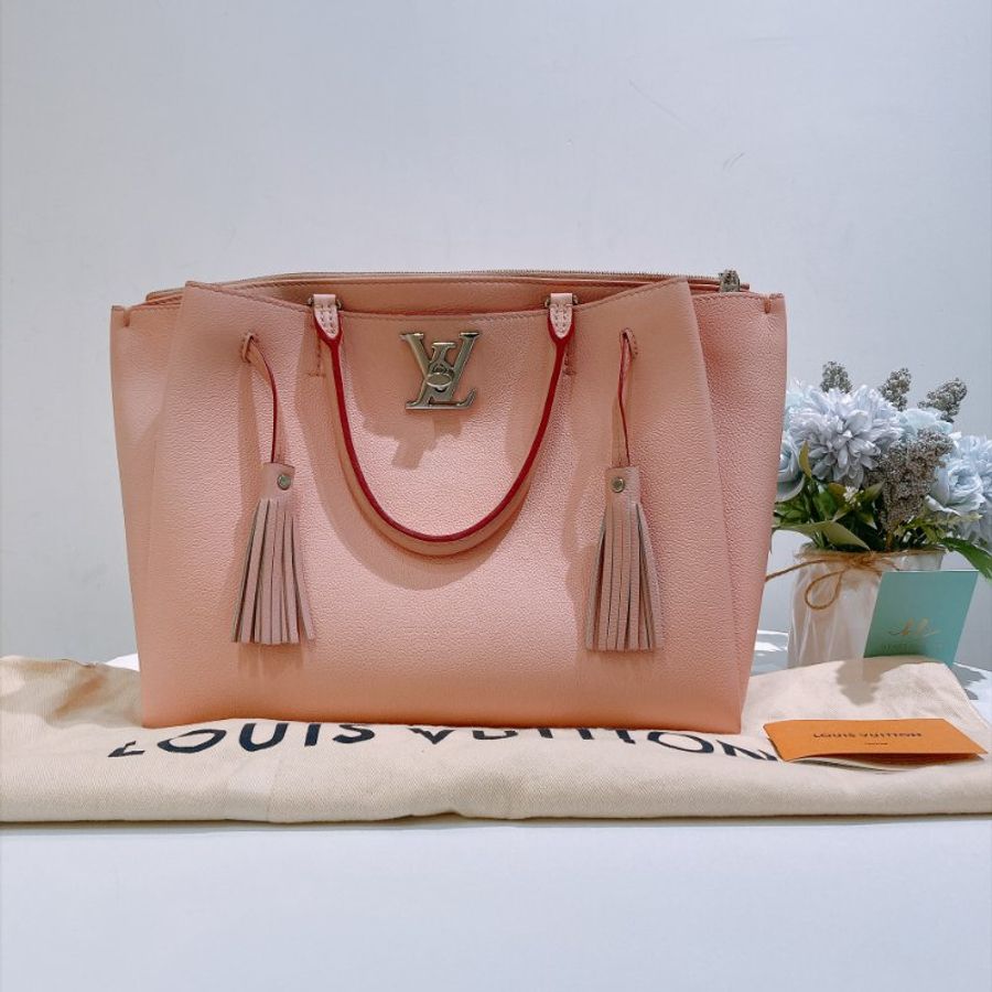 TW4974 Louis Vuitton 路易威登兩用包包 Lockmeto Handbag With Chain Rose Poudre xPHW-27
