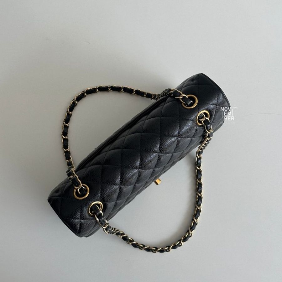 98新🆕 有購證🙌🏻 Chanel 香奈兒 CF 25 黑色金釦-3