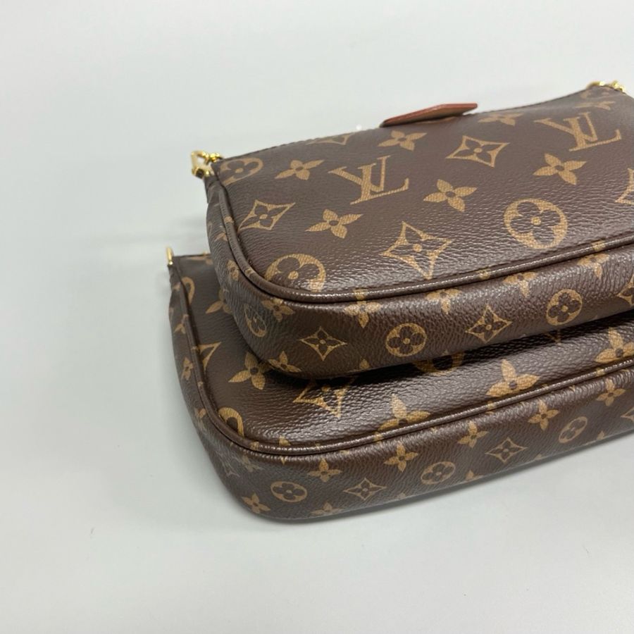Louis Vuitton 路易威登 芯片款粉肩帶五合一 手提單肩腋下斜挎包 尺寸24*12cm 有塵袋-4