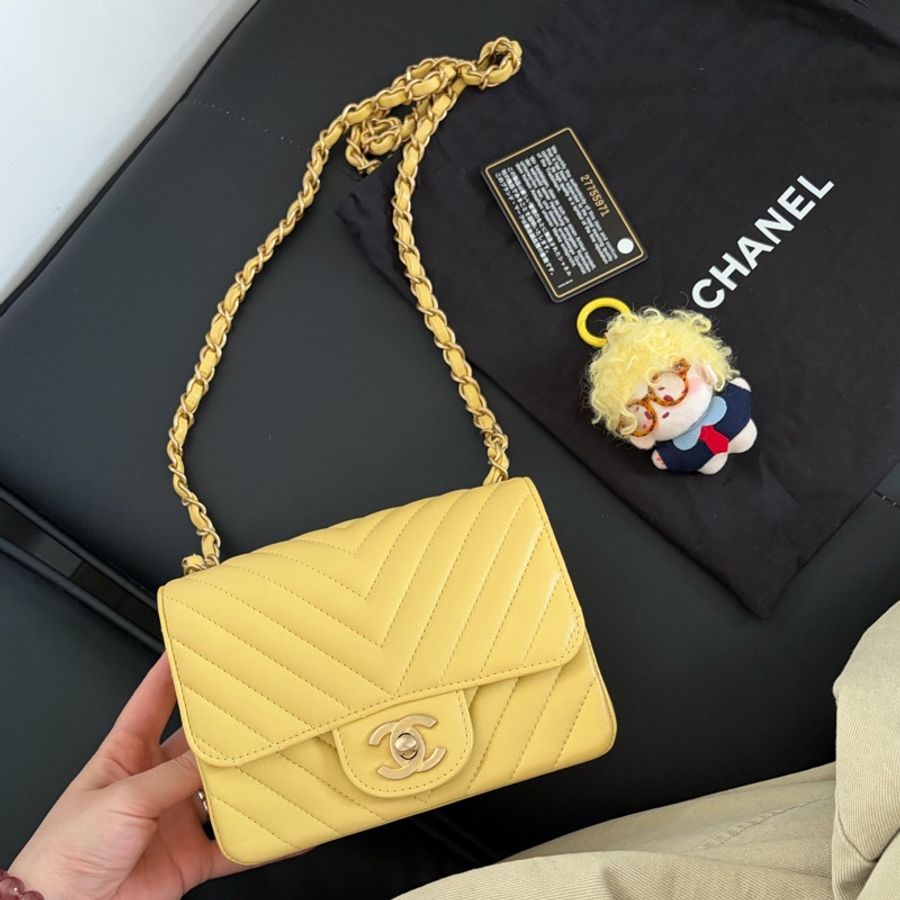 chanel香奈儿小雞黃方胖子 27開-0
