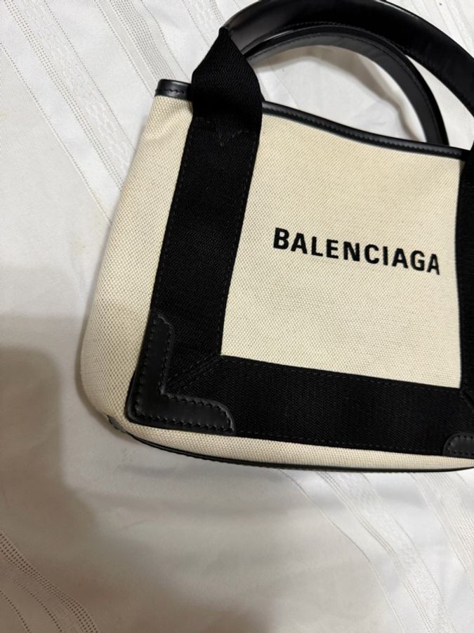 Balenciaga Navy Cabas XS-5