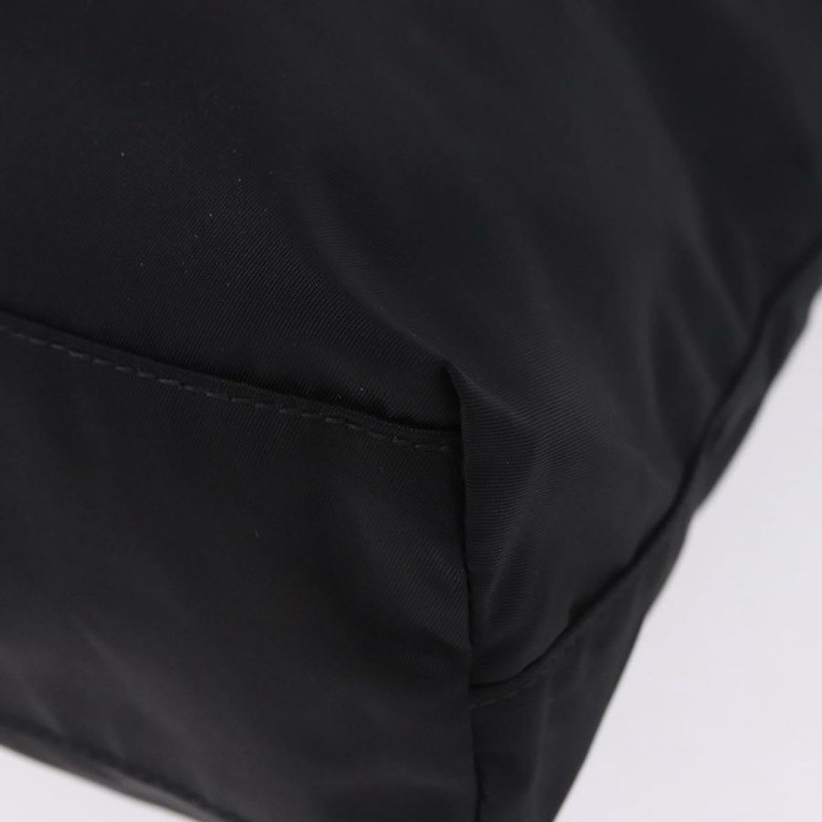【日本直送】PRADA 尼龍托特包 黑色 銀色 正品 am12430V-15