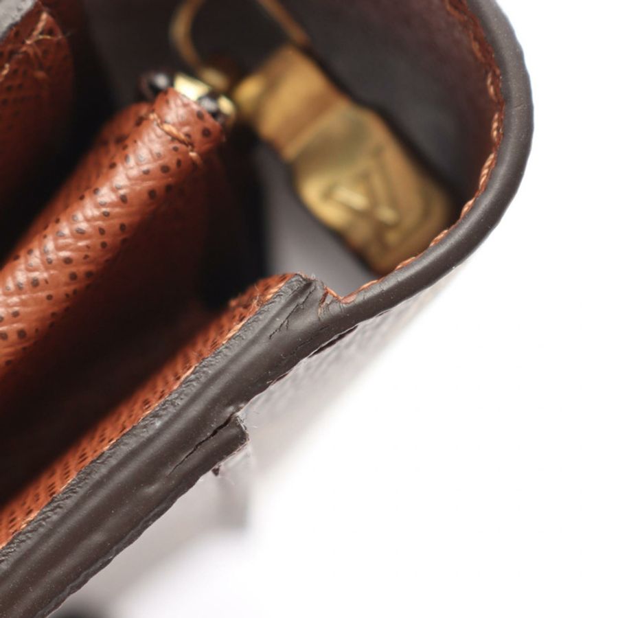 路易威登 Portefeuille Sala 雙折皮夾 M60531 Monogram 帆布 棕色 二手-9