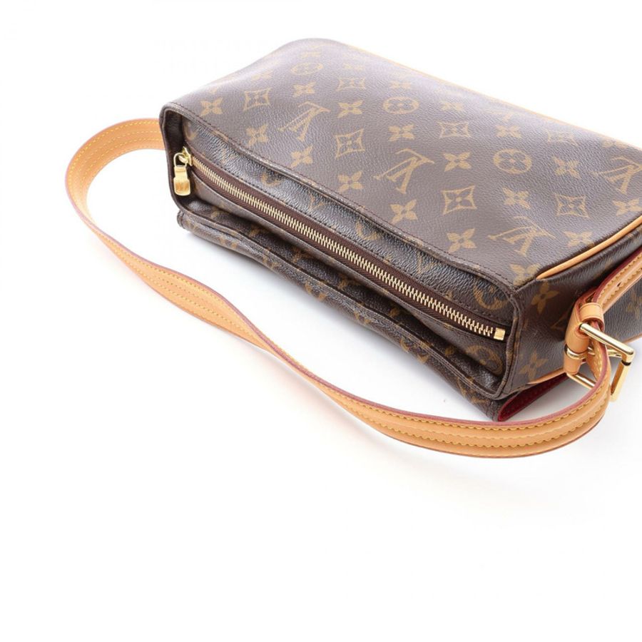 路易威登 Vivacite MM 單肩手提包 M51164 Monogram 帆布皮革二手-5
