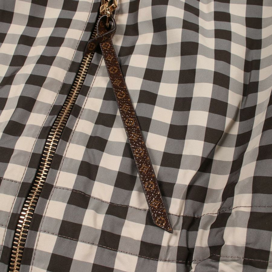 路易威登 Monogram Gingham 格紋連帽外套 #36 尼龍 RW251WD RAG FSOW48-7