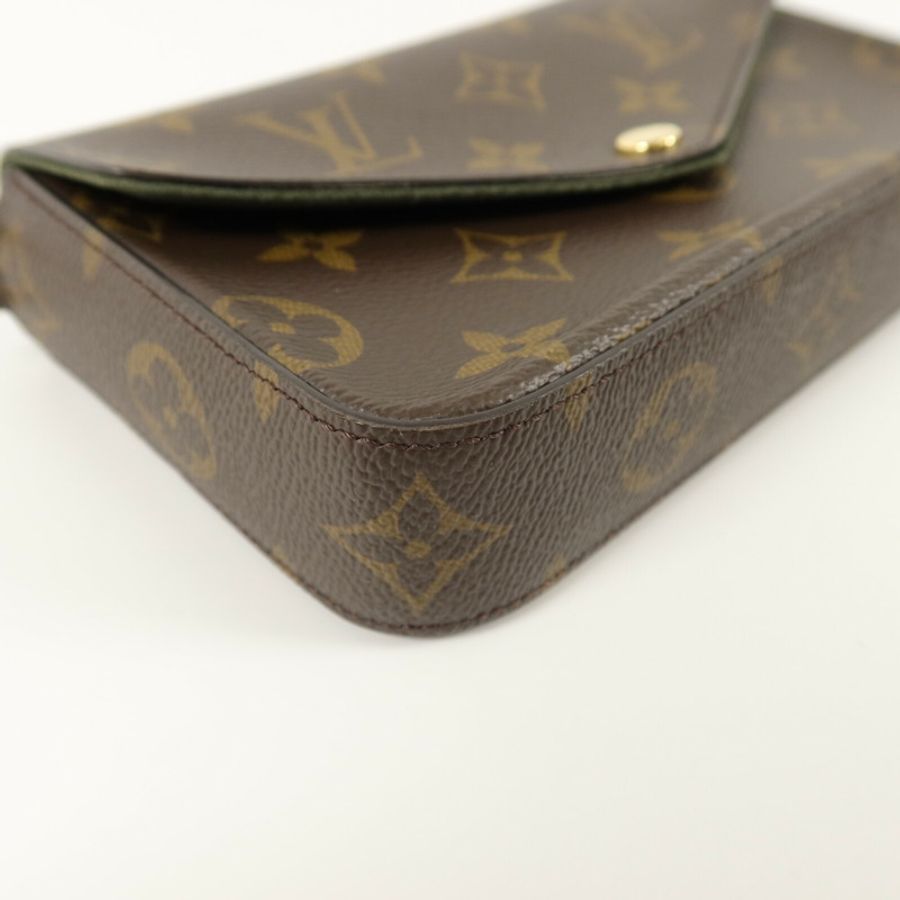 LOUIS VUITTON Monogram Felicie Strap & Go肩背袋-11