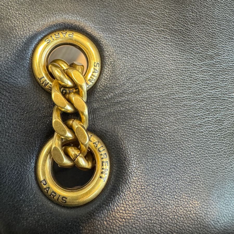 YSL黑金小羊皮JAMIE4.3中號肩側背包-26