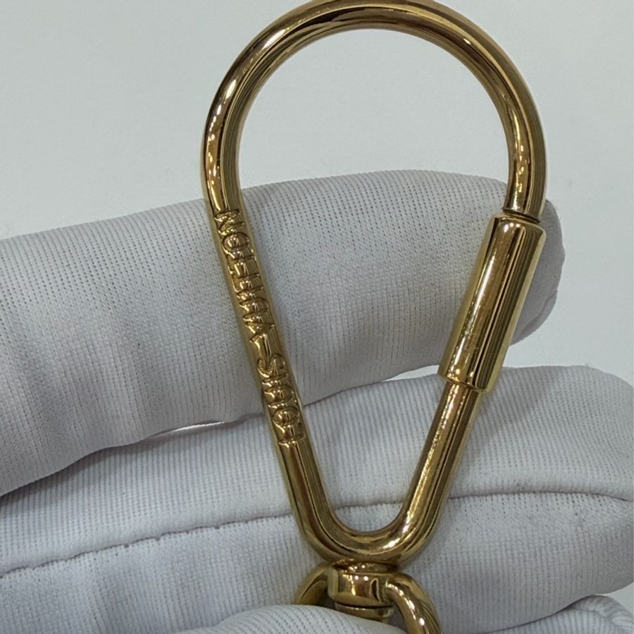 LV 限量 全皮 牛皮 綠 黃 老花 原花 字紋 金屬 NOE 鑰匙圈 吊飾 掛飾 key chain-13