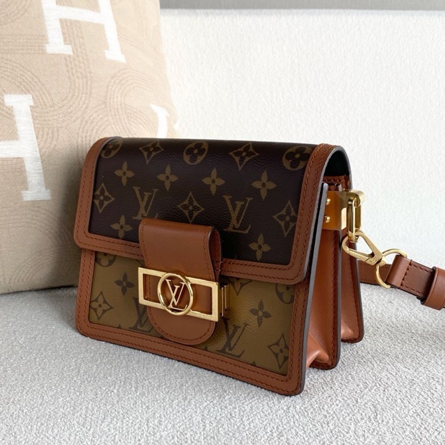 🌷有票據!Louis Vuitton LV 拼色老花 達芙妮小號 編碼款-2