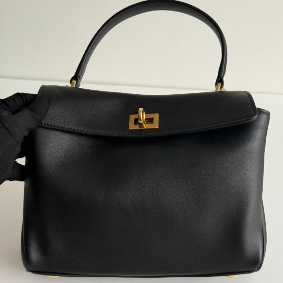 閒置新🫰🏻 Balenciaga 巴黎世家 Rodeo 黑色金釦 XS號-6