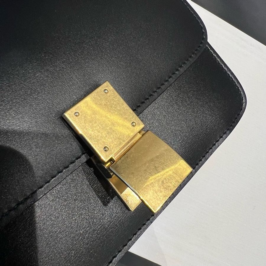 賽琳 Celine 黑金豆腐包box迷你號mini 單包尺寸16×7×14-6