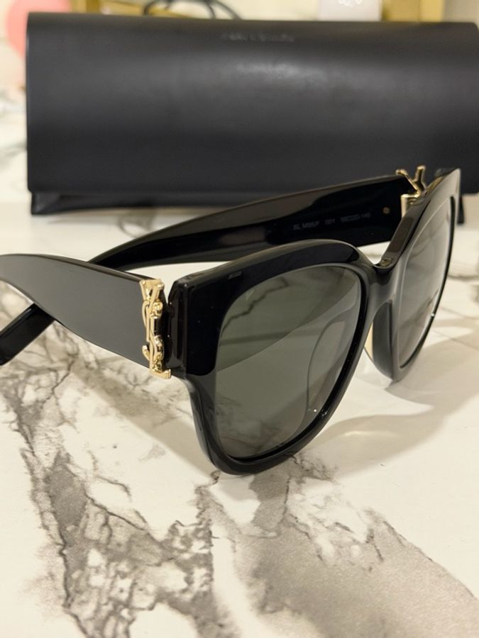 YSL M95方形膠框太陽眼鏡墨鏡-3