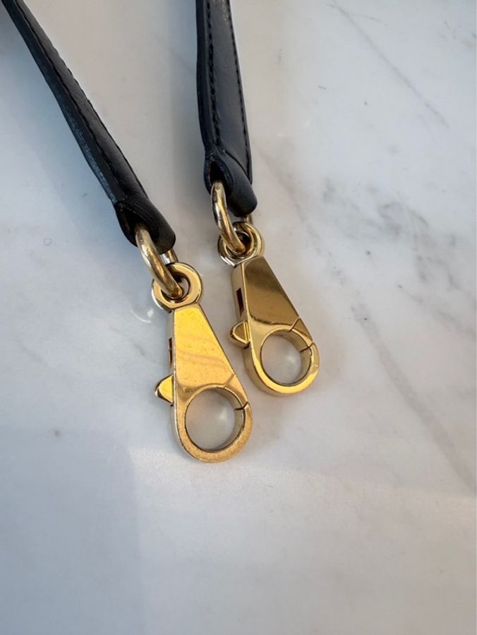 Hermes Kelly 40 手提包購物包經典黑金-12