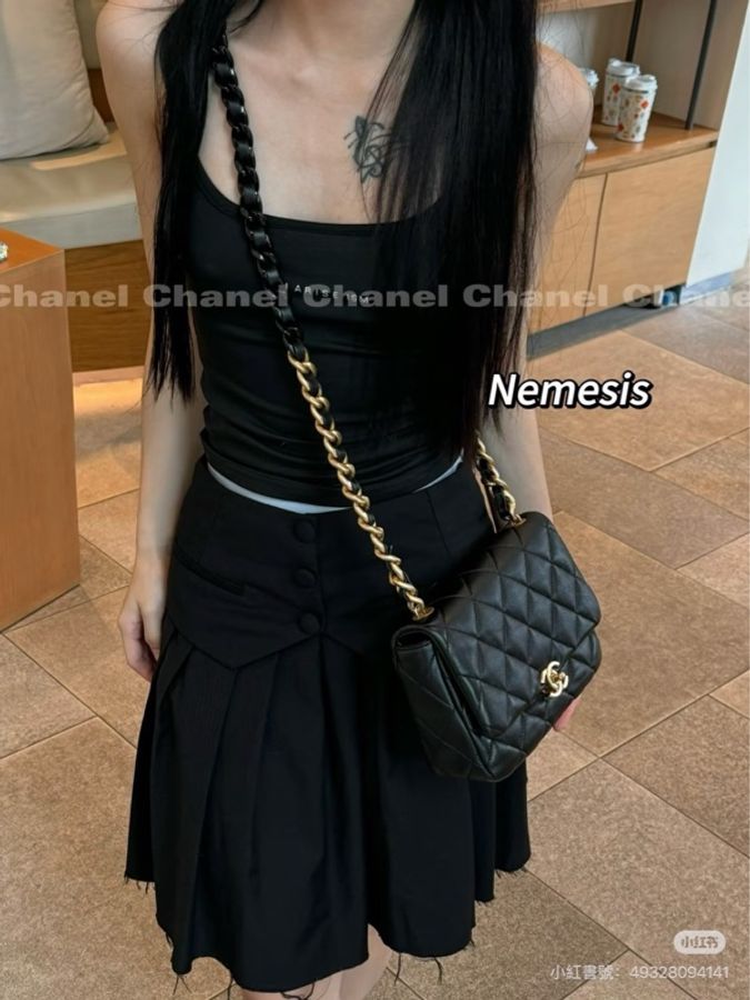Chanel 香奈兒鴛鴦粗鏈條方胖子-2