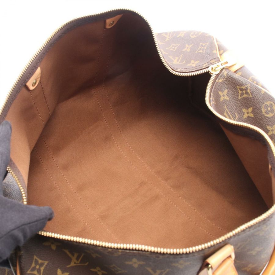 路易威登 Keepall 50 旅行手提包 M41426 Monogram 皮革 棕色 二手 LV-2