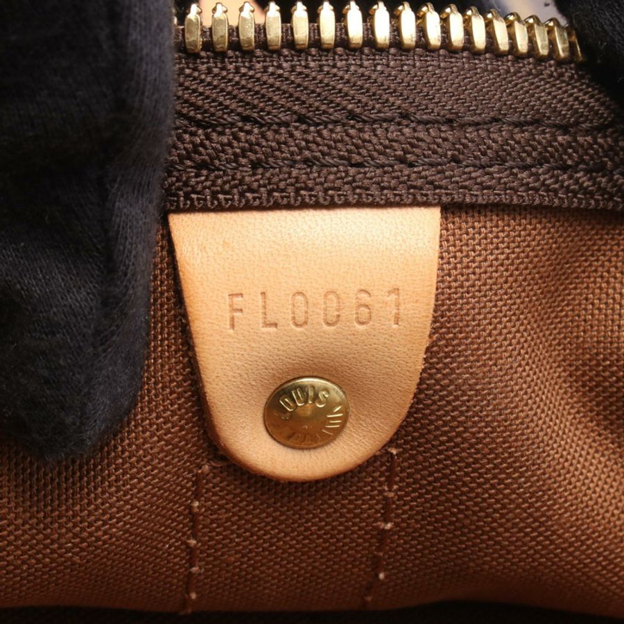 路易威登 Keepall 50 旅行手提包 M41426 Monogram 皮革 棕色 二手 LV-4