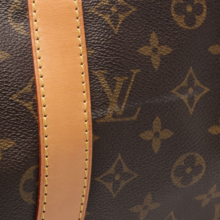 路易威登 Keepall 50 旅行手提包 M41426 Monogram 皮革 棕色 二手 LV-8