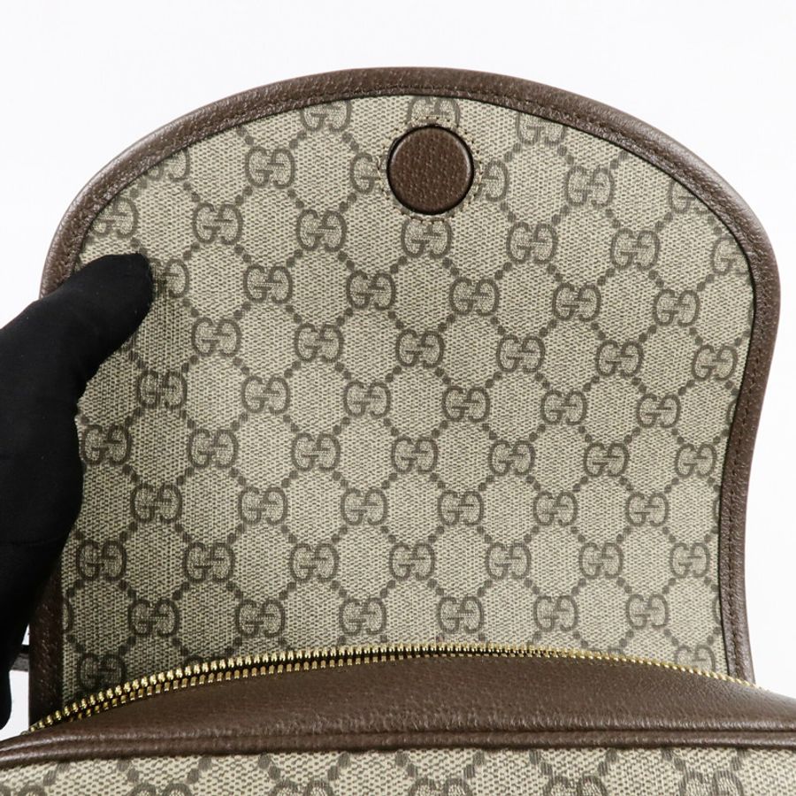 GUCCI 塗層帆布Ophidia GG肩背袋-14