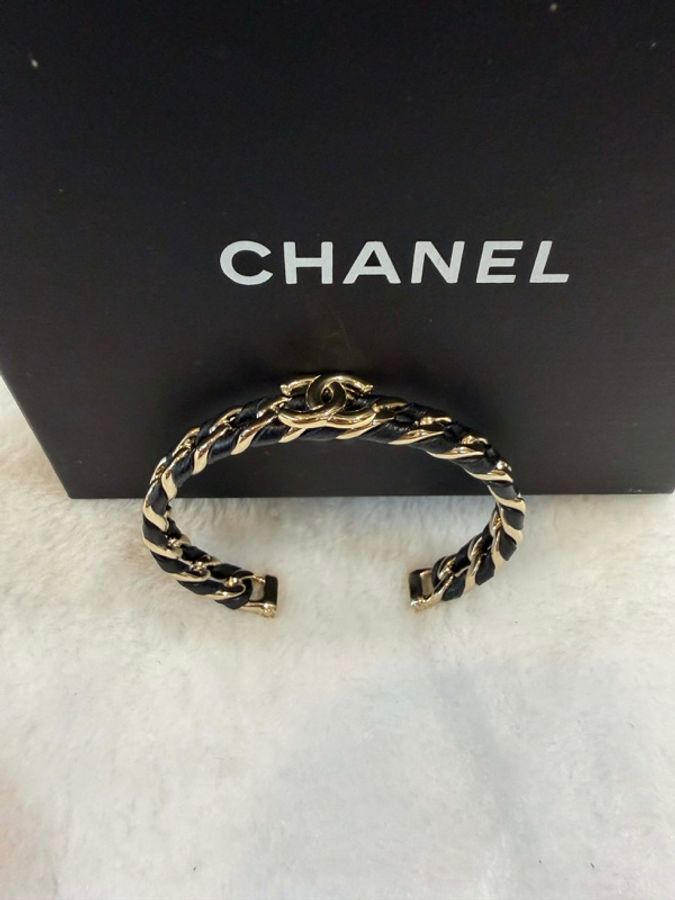 CHANEL 26S 經典雙C編織手鍊-1