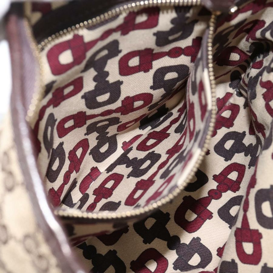 【日本直送】GUCCI GG帆布Sherry系列單肩包 米色/金色 144388 正品 ka5715A-21