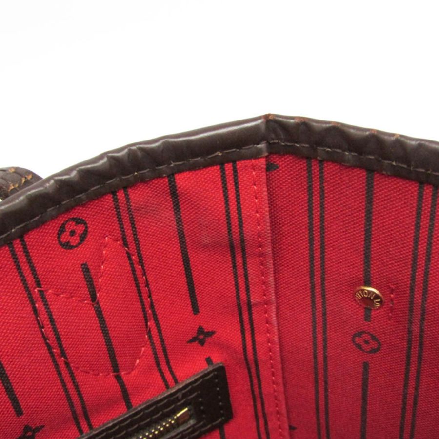 路易威登 Damier Neverfull MM N51105 女士手提包 棕色-12