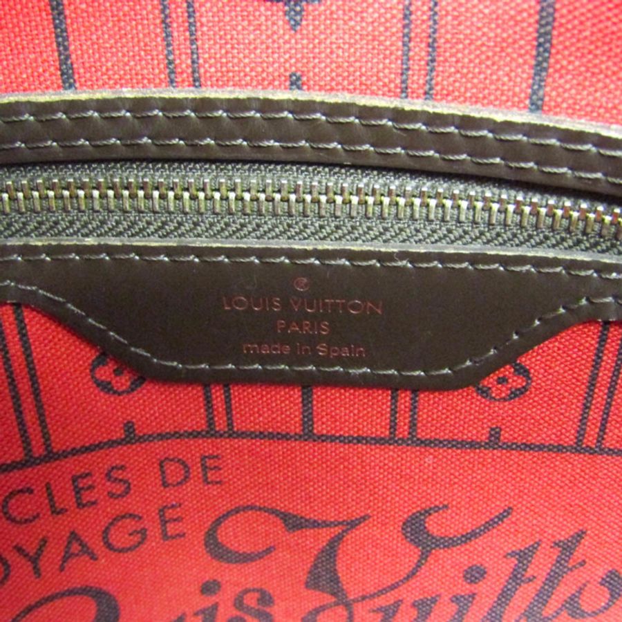 路易威登 Damier Neverfull MM N51105 女士手提包 棕色-13