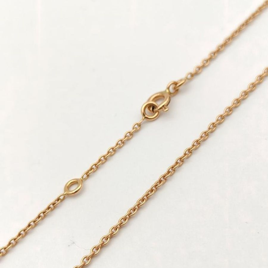 HERMES AmulettesConstance康康項鏈滿鑽老扣18K玫瑰金/鑽石-4