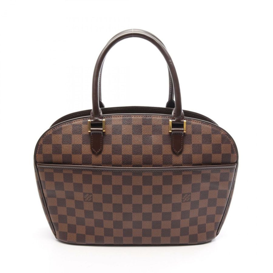 路易威登 Sarria Horizontal 手提包 N51282 Damier 帆布棕色 Ebene 二手 LV-0